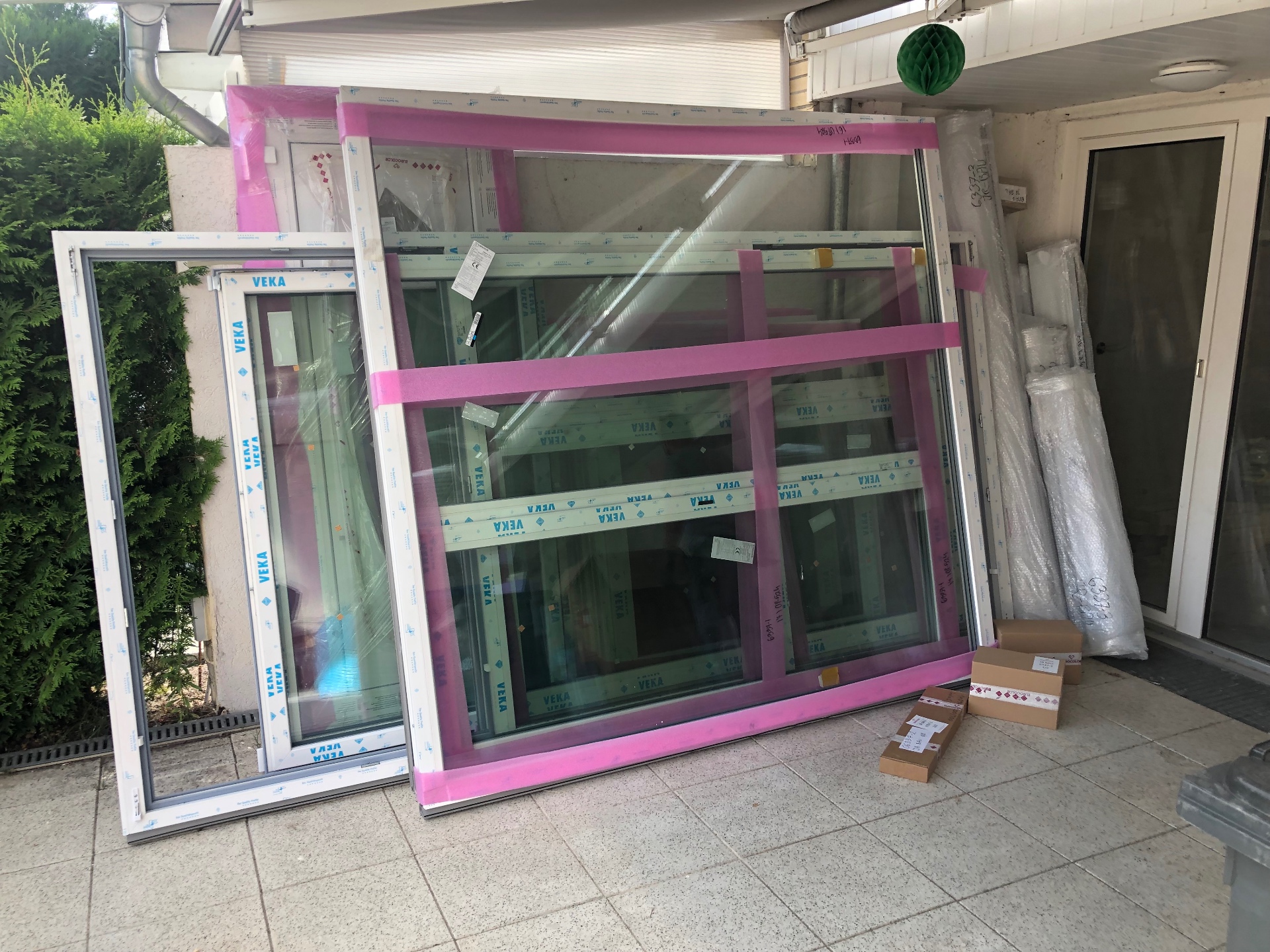 VEKA windows — delivery